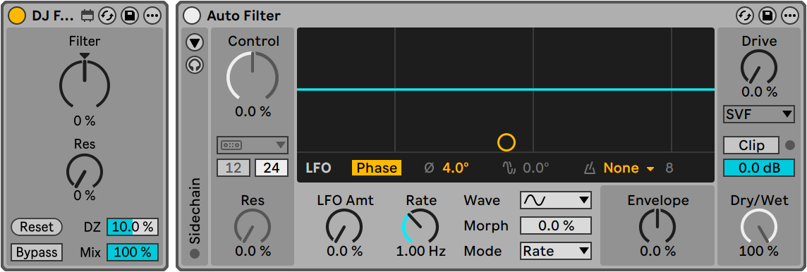 DJ Filter Control + Auto Filter