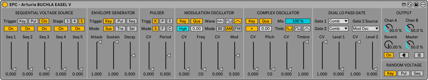 EPC - BUCHLA EASEL V