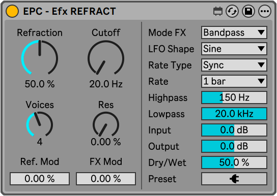 EPC - Efx REFRACT