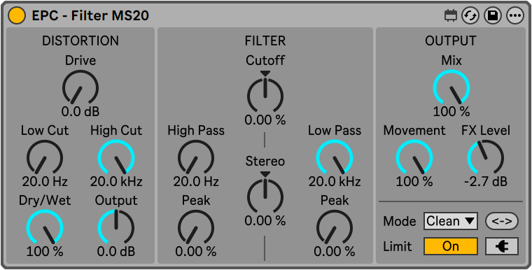 EPC - Filter MS-20