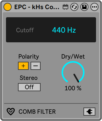 EPC - kHs Comb Filter