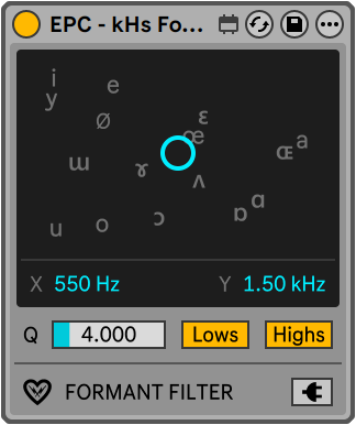 EPC - kHs Formant Filter