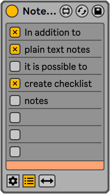Notes-Ki - Checklist note