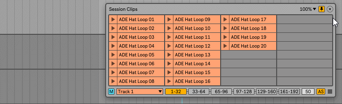 Session Clips - Auto stop