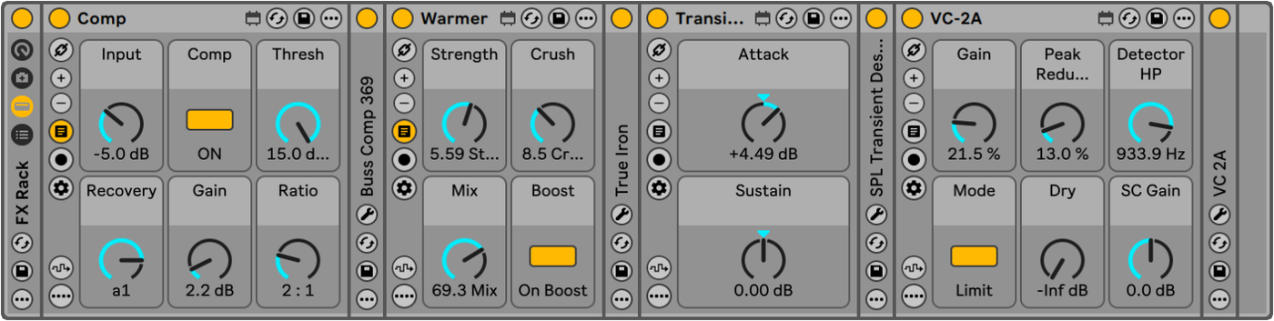 VST Macro Controls Rack