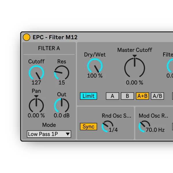 Filter M12