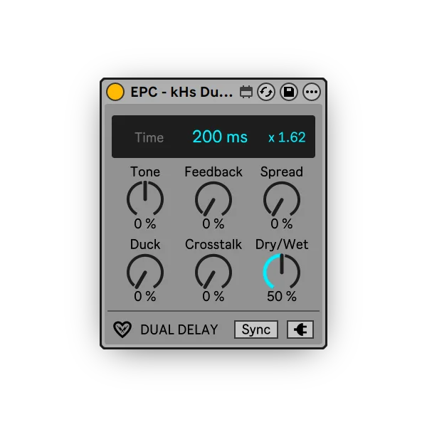 kHs Dual Delay