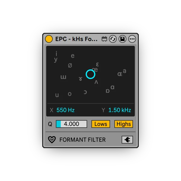 kHs Formant Filter