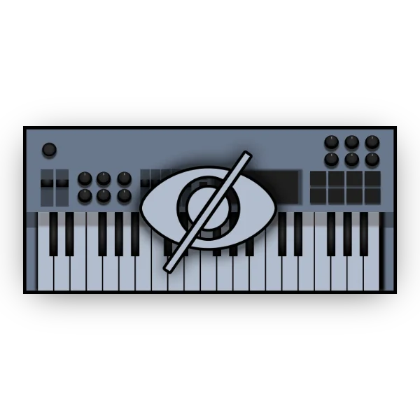 Hidden MIDI Keyboard