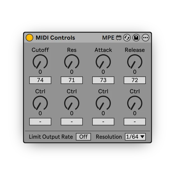 MIDI Controls