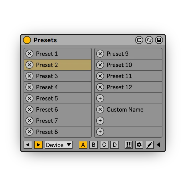 Presets