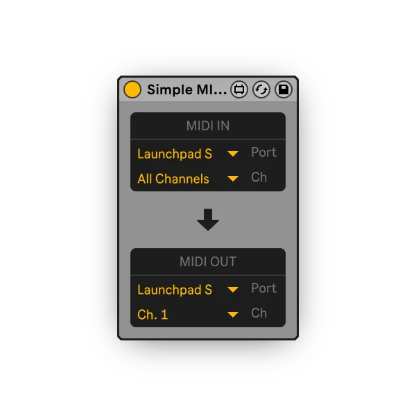 Simple MIDI Router