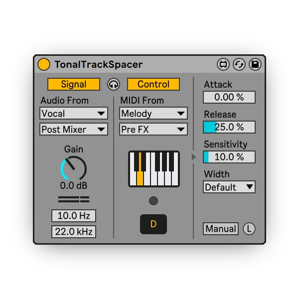 TonalTrackSpacer